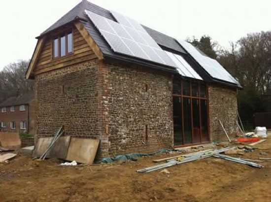 Solar PV Install on Barn Conversion